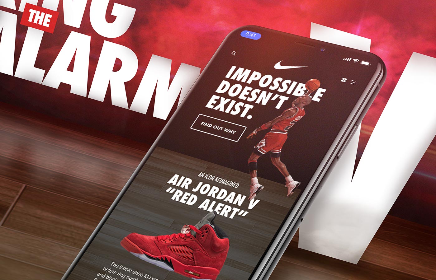 Nike SNKRS App UI Redesign Mockup in iPhone X | Enormous Elephant