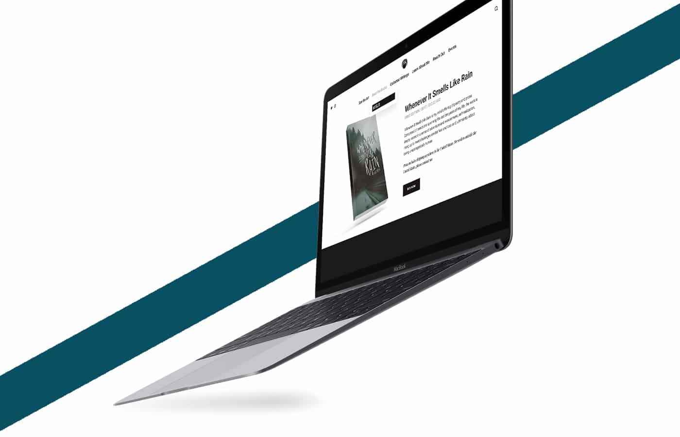 Of Choice & Bones Website Design Mockup In MacBook Pro | Enormous Elephant
