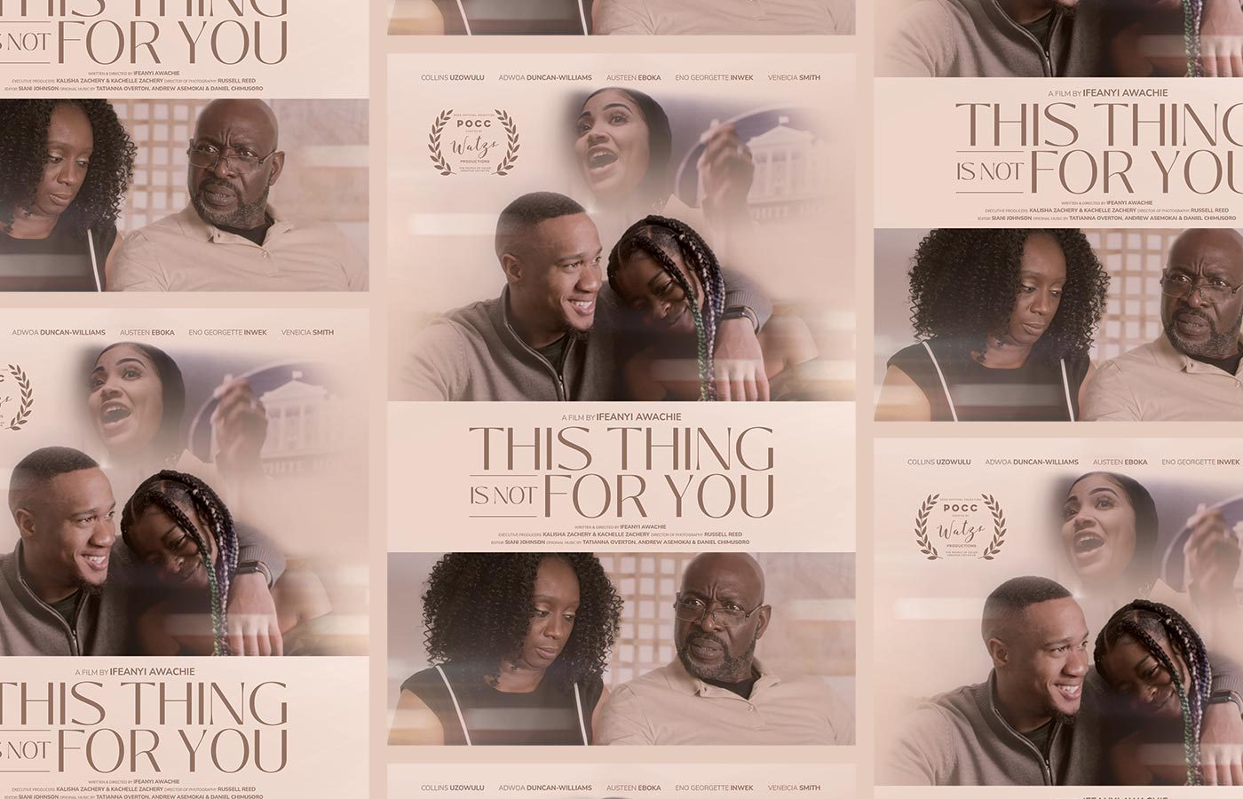 Watzs Productions' This Thing Is Not For You film poster.